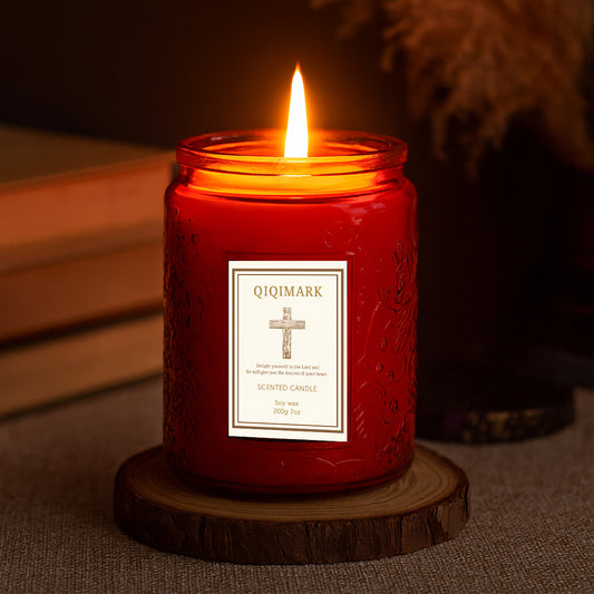 Candles for Home Scented - 7oz Red