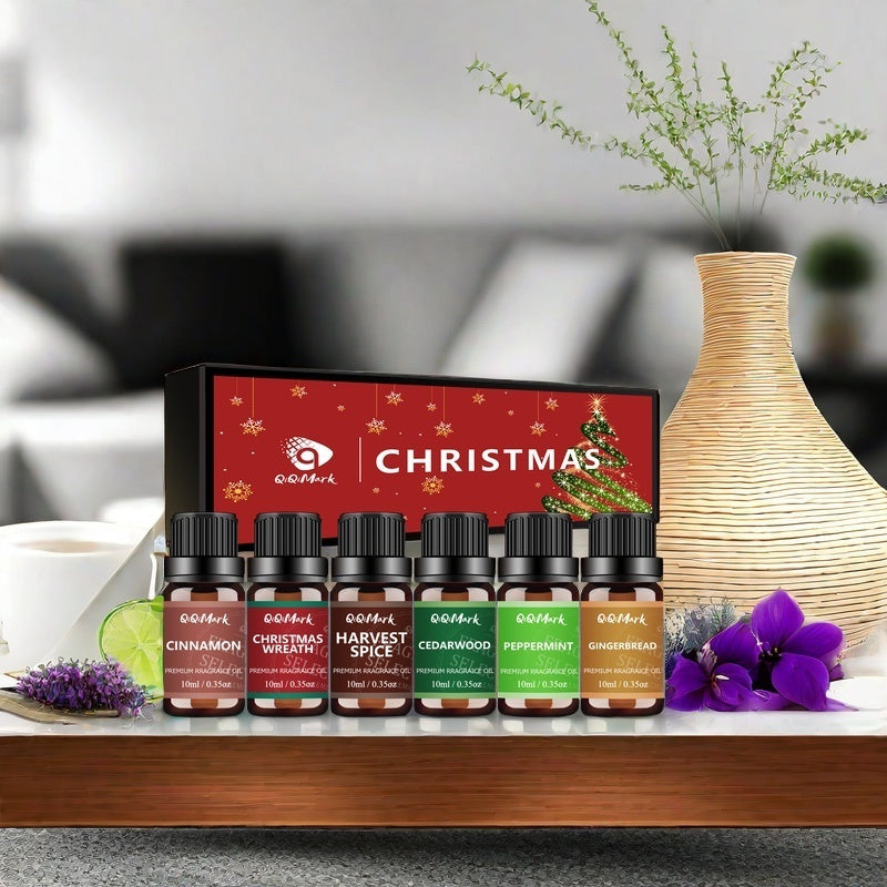 6pcs Christmas Fragrance Oils Set