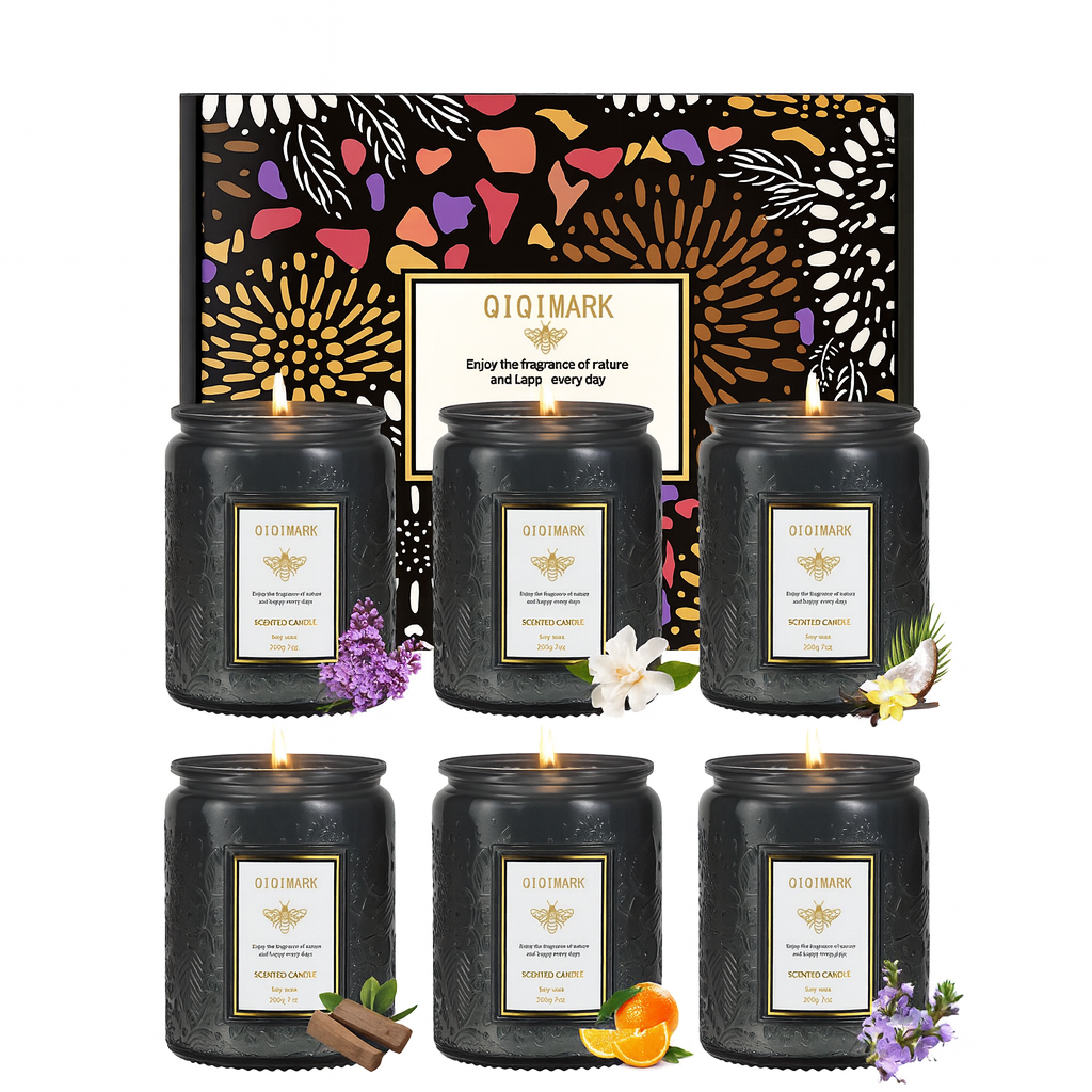 6 Pack Candles for Home Scented 5.7 Pounds