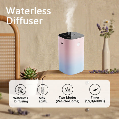 Waterless Diffuser for Essential Oil Rechargeable Scent Diffuser - Pink