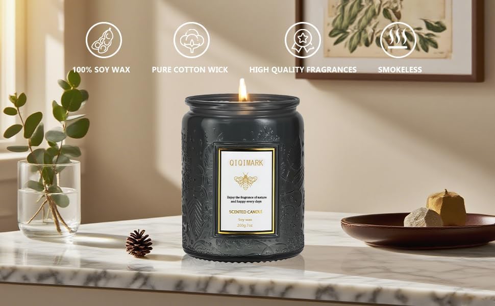 Candles for Home Scented - 7oz Blue