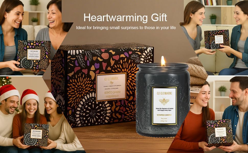 6 Pack Candles for Home Scented 5.7 Pounds