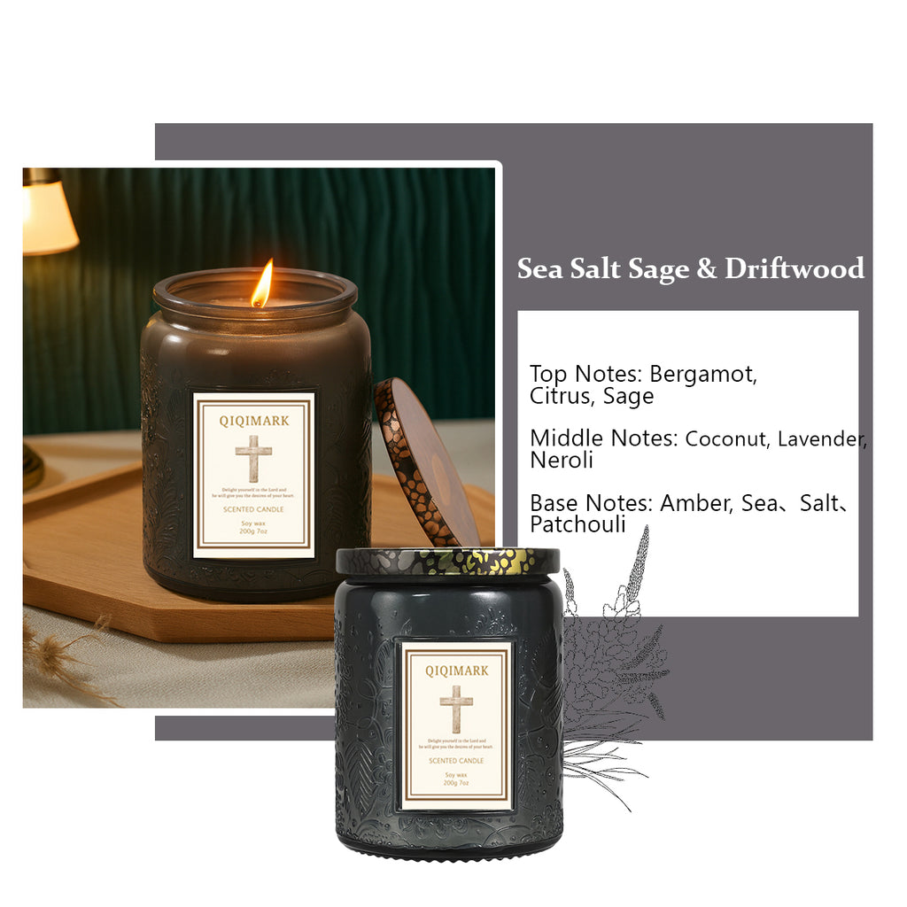 Candles for Home Scented - 7oz Blue