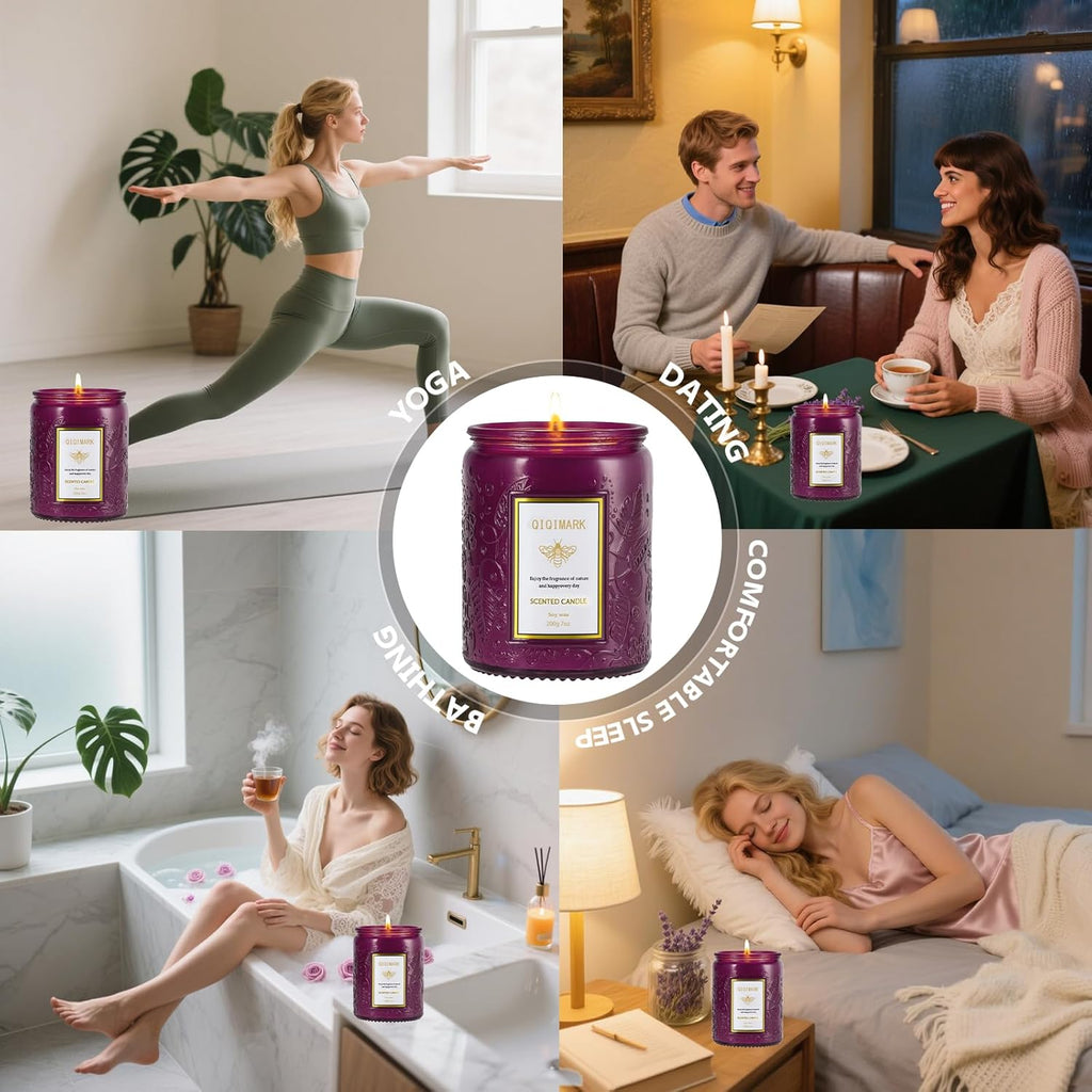 6 Pack Candles for Home Scented 5.7 Pounds