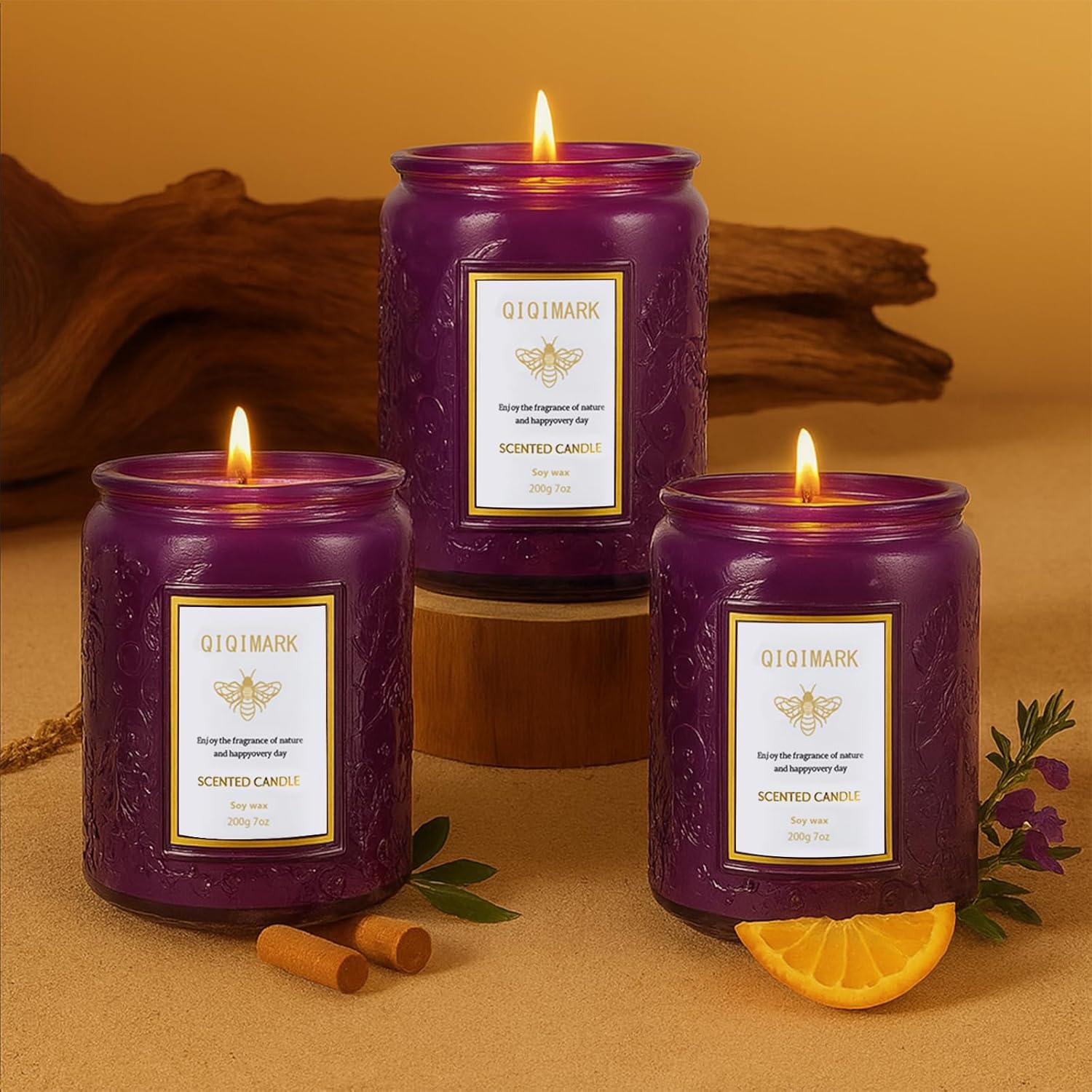 6 Pack Candles for Home Scented 5.7 Pounds