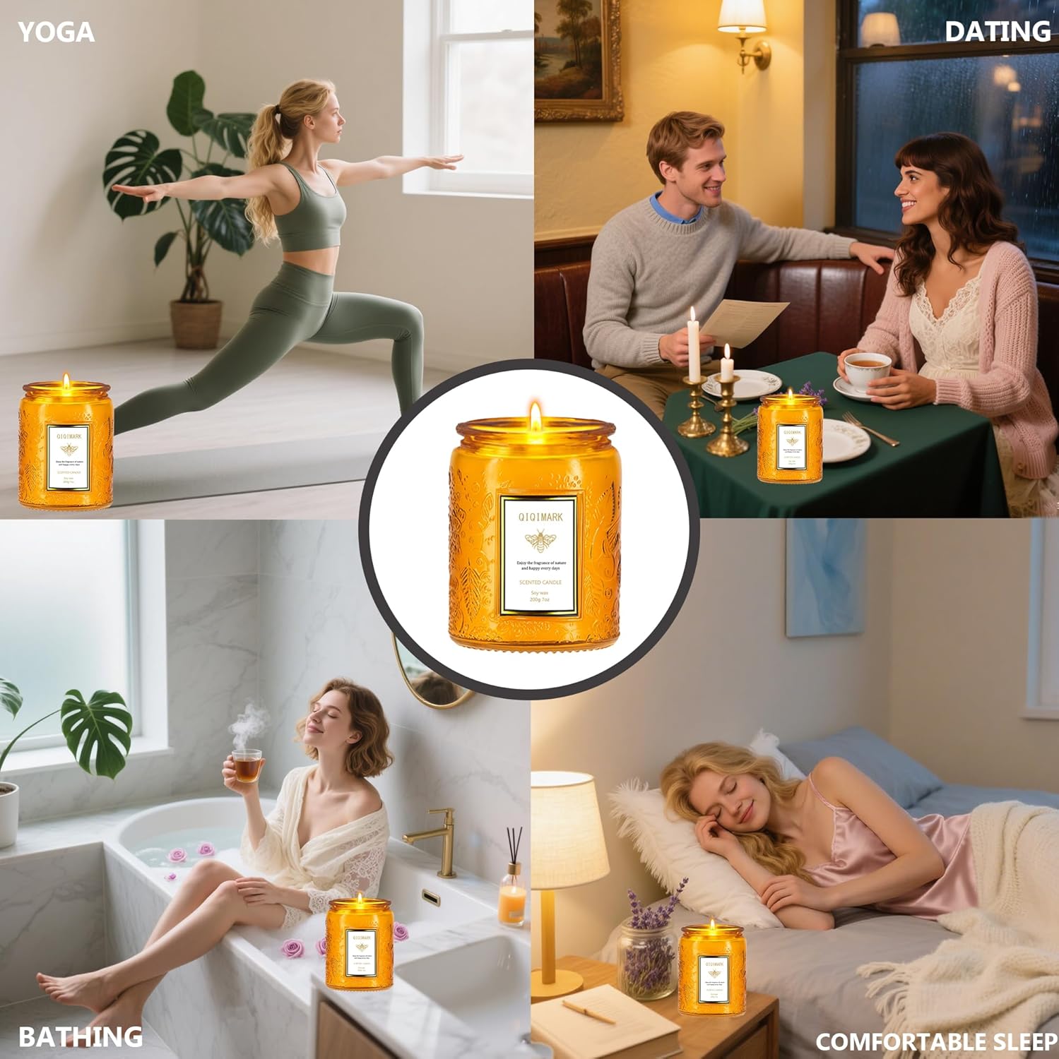 Candles for Home Scented - 7oz Orange