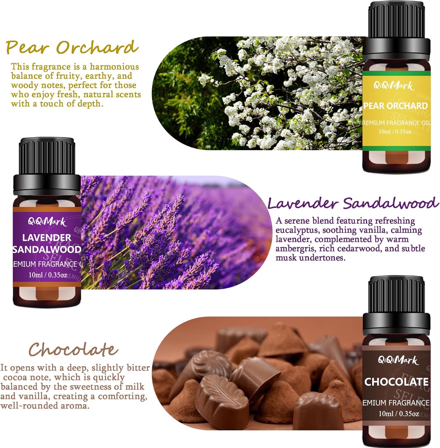 6pcs Essential Oils Set - Love HER 6x10ml