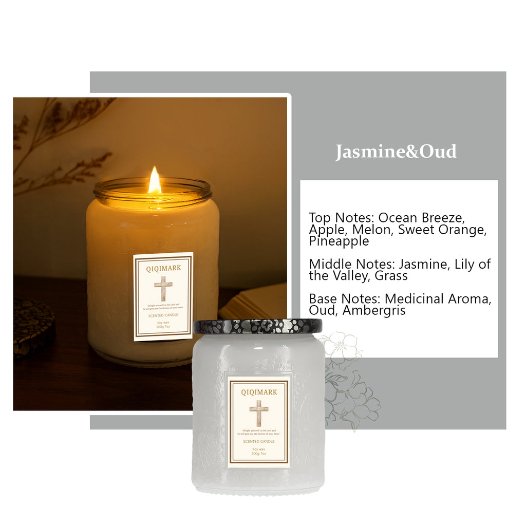 Candles for Home Scented - 7oz White