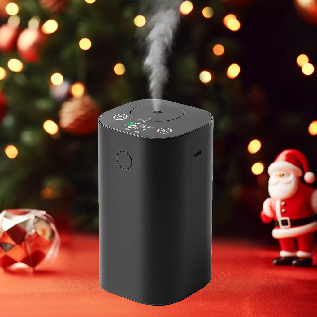 Waterless Diffuser for Essential Oil Rechargeable Scent Diffuser - Black