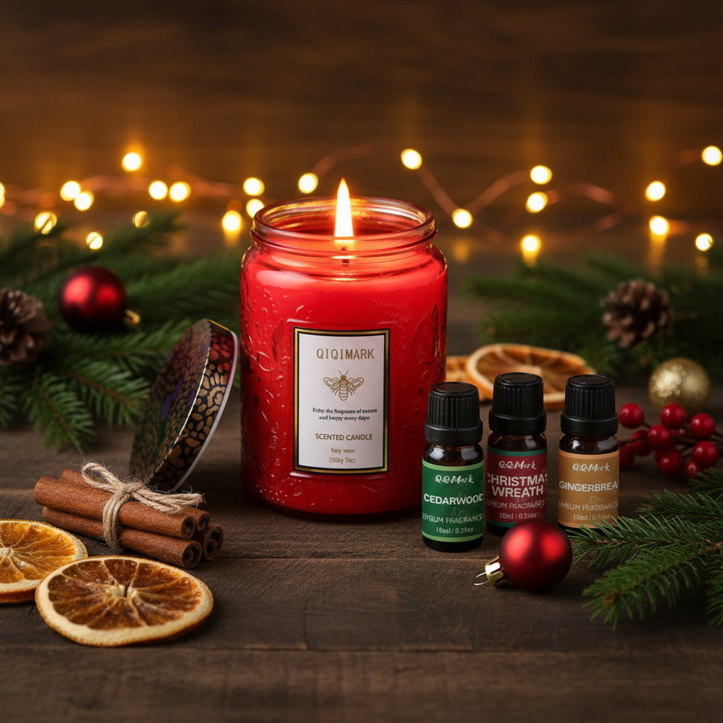 Candles for Home Scented - 7oz White