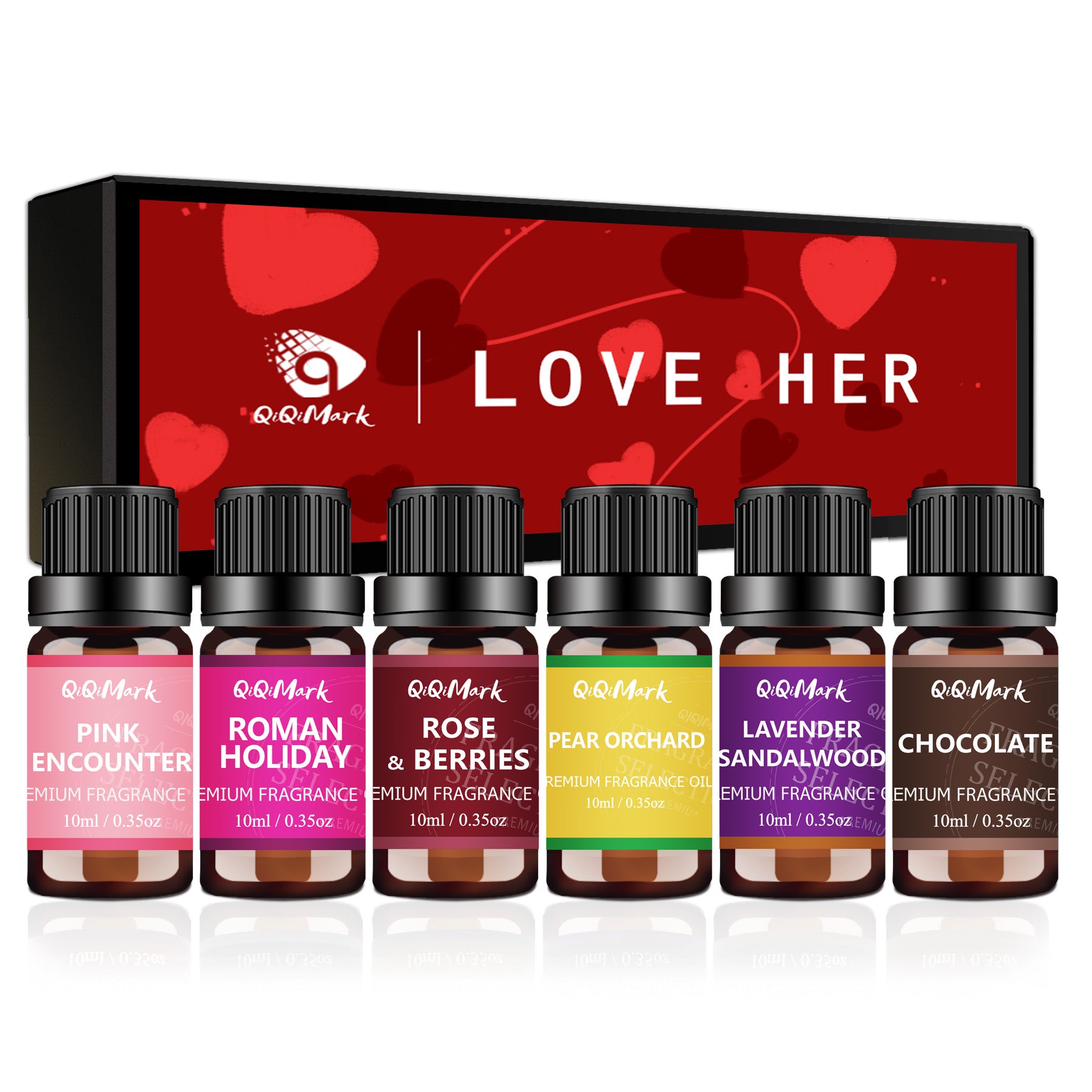 6pcs Essential Oils Set - Love HER 6x10ml